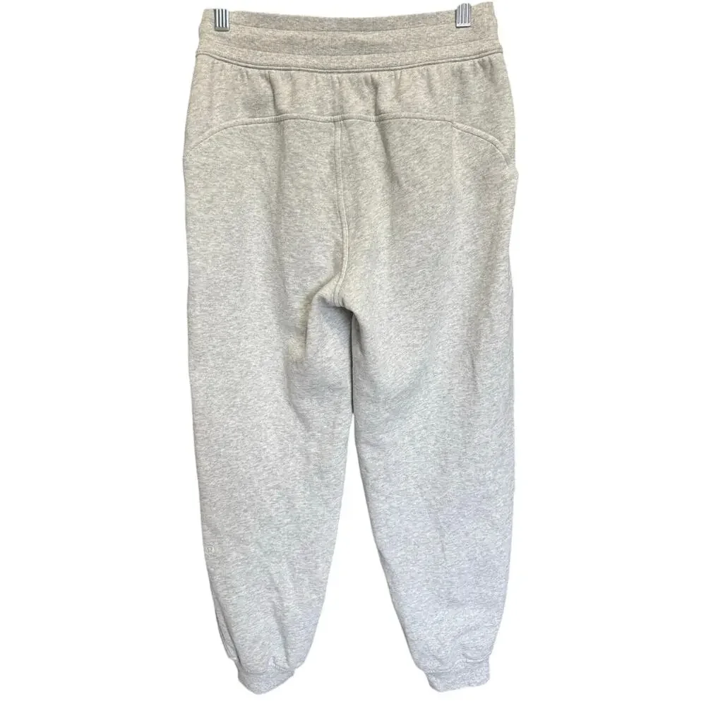 Lululemon Soft Jersey Classic Fit Mid-Rise Jogger Heathered Grey Size 8